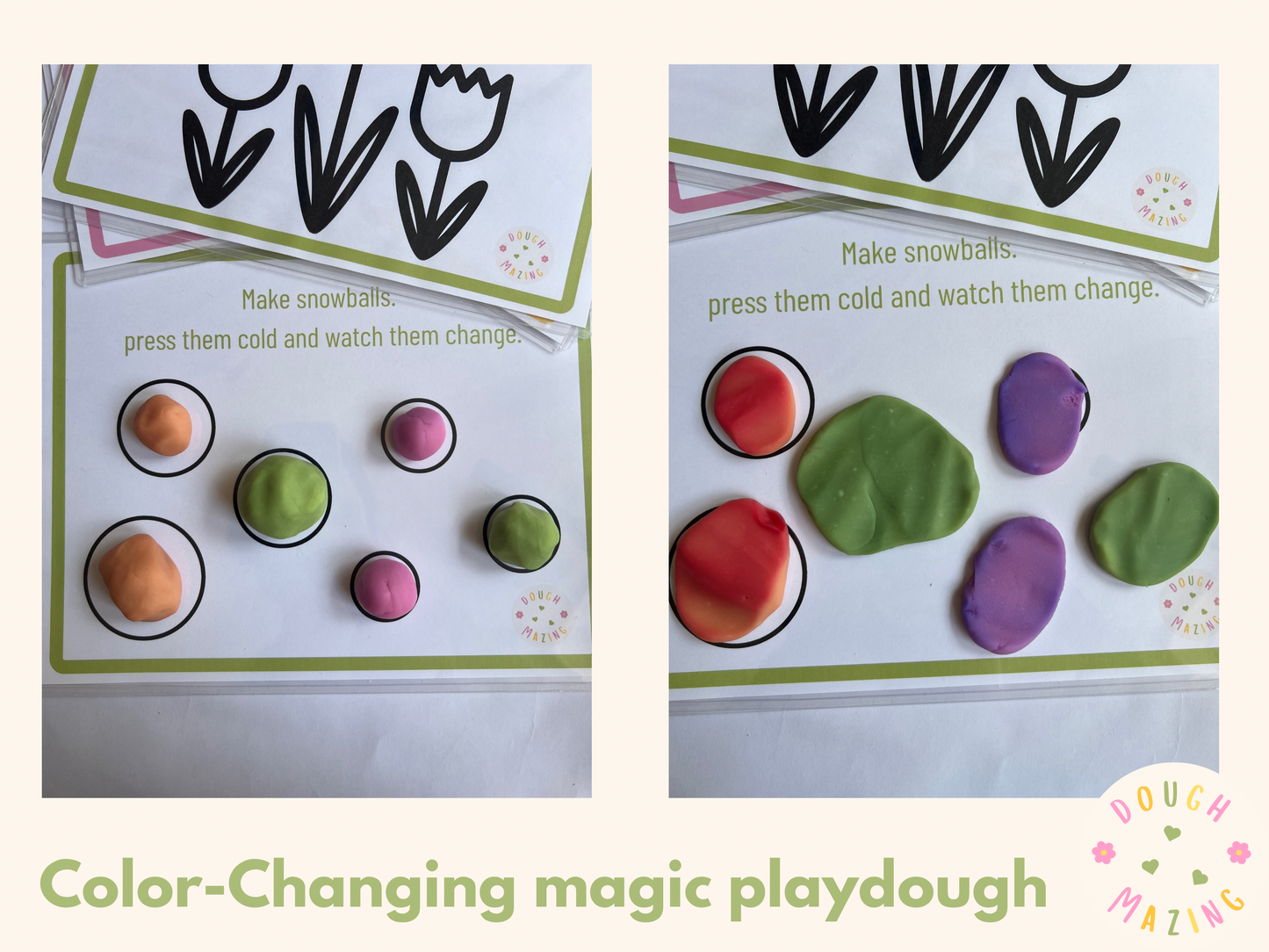 Mango Twist Color-Changing Playdough