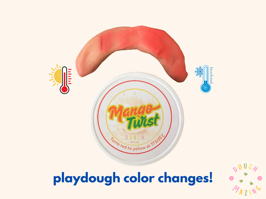 Mango Twist Color-Changing Playdough
